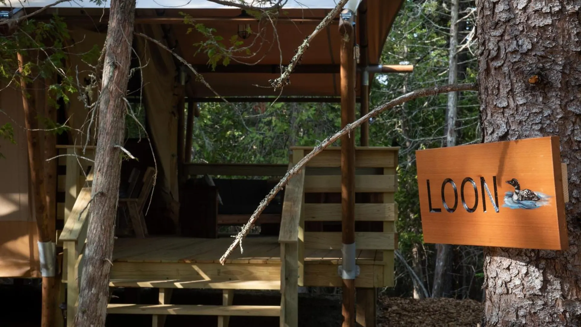 Luxury tent Woods Of Eden Glampground *